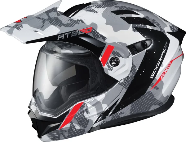 Scorpion EXO-AT950 Outrigger Helmet - White/Grey - Large