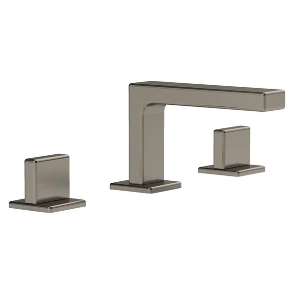 Phylrich 290L-01-003 Mix 6 1/2x22 Double Blade Handle Widespread Bathroom Sink Faucet in Polished Brass