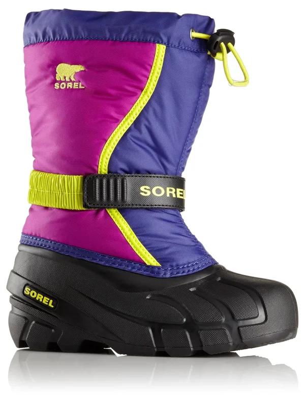 Sorel Youth Flurry Boot - 6 - Grape Juice, Bright Plum