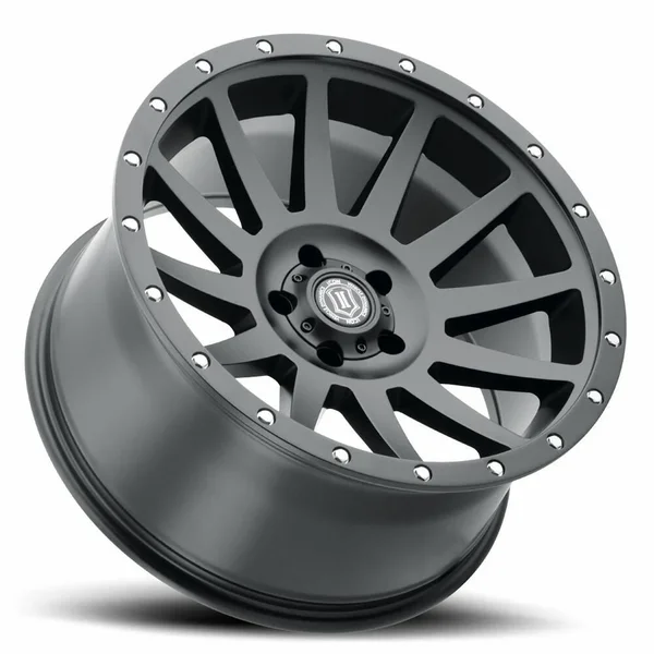 Icon 2020105547SB - Compression 20x10 5x150 -19mm Offset 4.75in BS 110.10mm Bore Satin Black Wheel