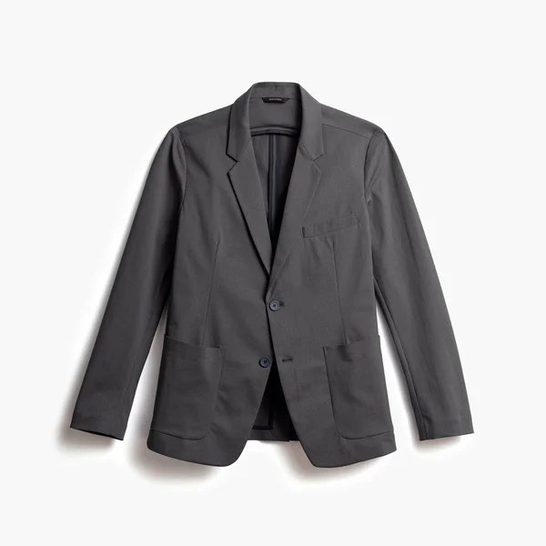 Most Comfortable, Stretchy, Breathable Blazer- Men's Kinetic Blazer - Charcoal Heather, XL