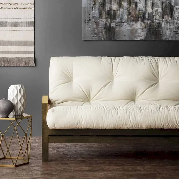 Porch & den Hansen Queen-size 5-Inch Futon Mattress - Seafoam