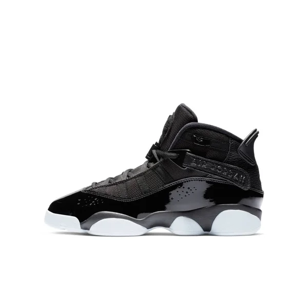 Jordan 6 Rings Basketball Shoes Black/White Size 07.0