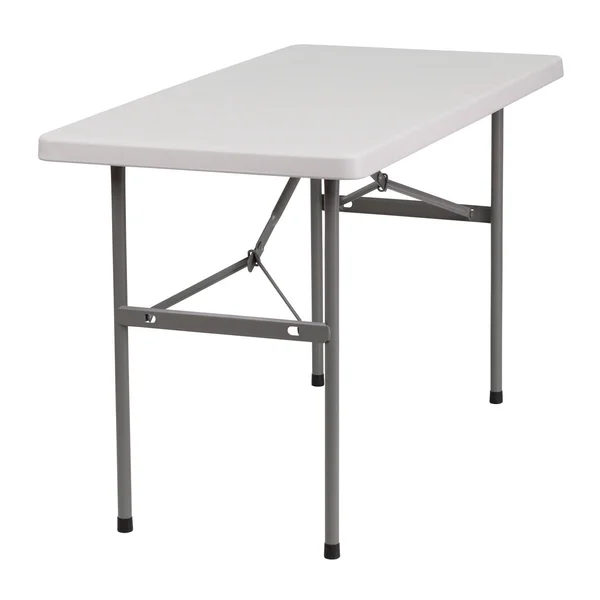 Offex 24''W x 48''l Granite Plastic Folding Table - Multi