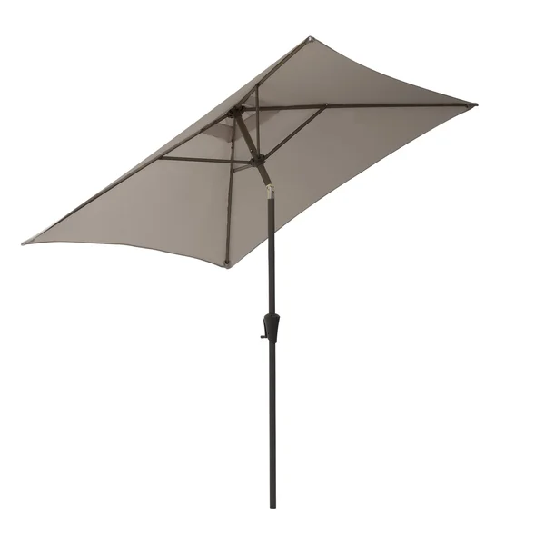 North Bend Square Patio Umbrella by Havenside Home - Grey