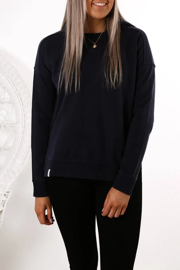 Fundamental Split Hoody Navy - AU 10, Navy