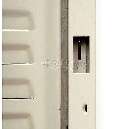 Global Industrial 254109TN 12 x 12 x 60 in. Single Tier Infinity Locker with 1 Door Ready to Assemble Tan
