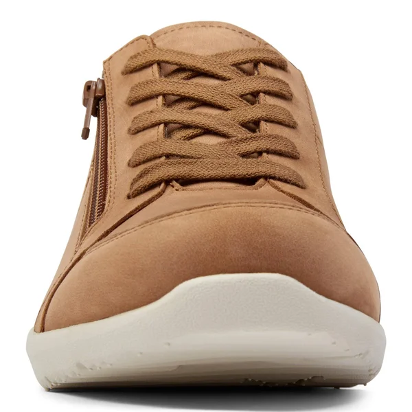 Women's Vionic Abigail Lace Up Sneaker - Size: 6.5, Beige