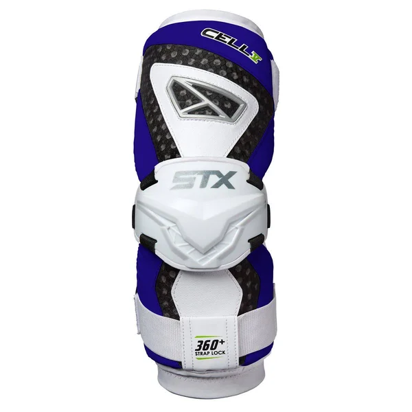 STX Cell 5 Arm Guard Lacrosse Arm Pads - Royal Blue - Size: Medium