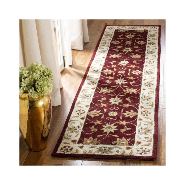 Safavieh Total Performance Tlp725A 2&3x22 x 9&0x22 Runner Red, Ivory Area Rug