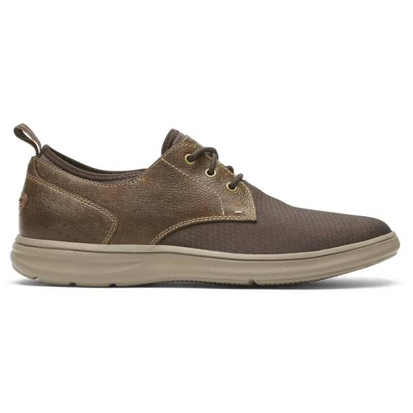 Rockport Mens Zaden Plain Toe Oxford Shoes - Size 12 M - Brown