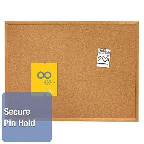 Cork Bulletin Board 36x22H x 48x22W Quartet 304