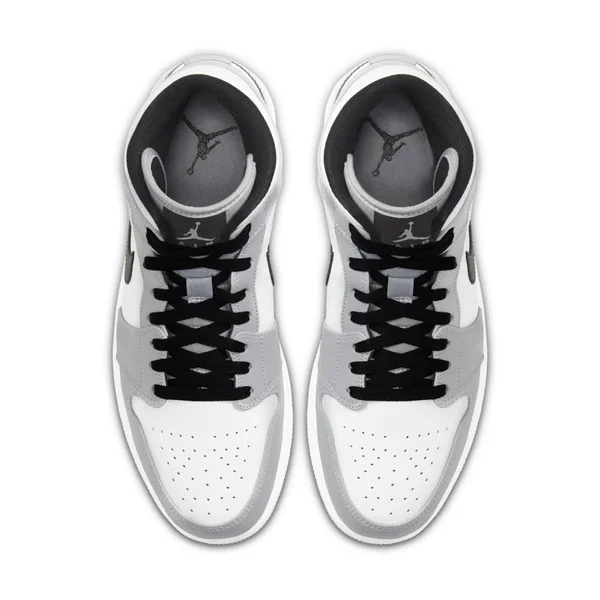 Air Jordan 1 Mid &Light Smoke Grey& Shoes - Size 9.5