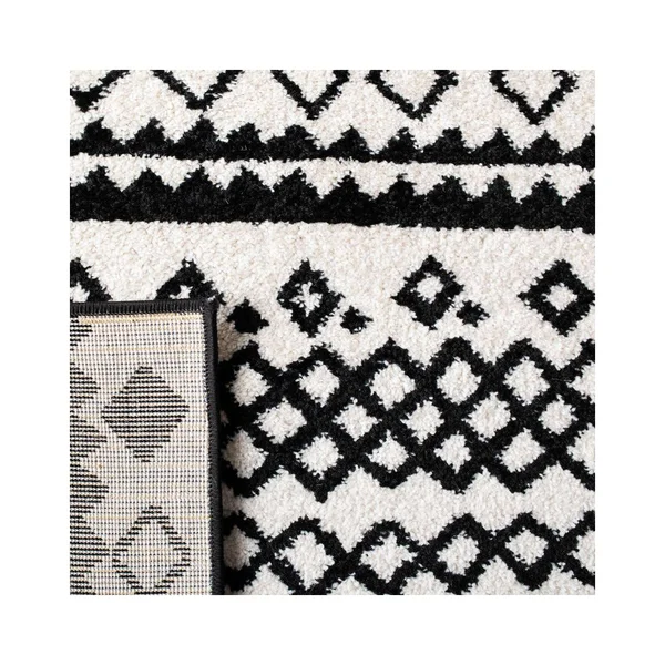 Safavieh 8' x 10' Mercer 400 Mre415 Ivory - Charcoal Rug