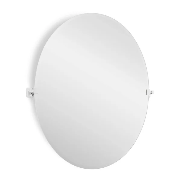 31x22 Helsinki Oval Tilting Mirror - Chrome, Brass, Signature Hardware