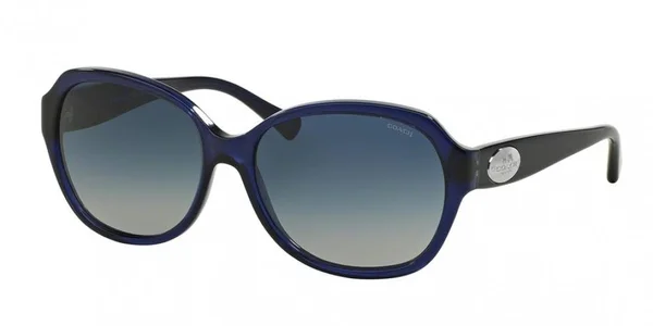 Coach HC8150 Square Sunglasses, 59-16-140, 534213-BLACK/WILD Beast