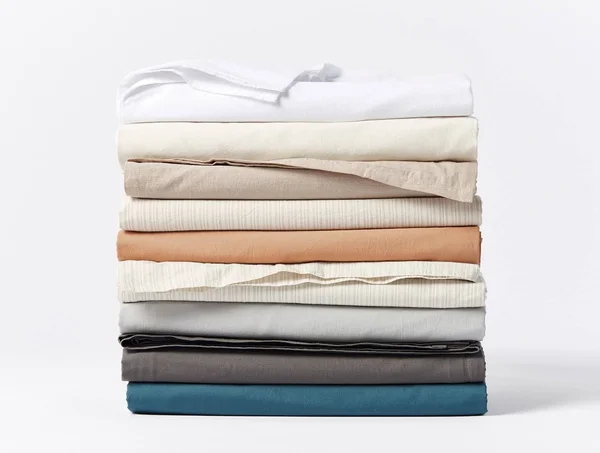 Coyuchi, Organic Crinkled Percale Sheet Set Twin XL Undyed