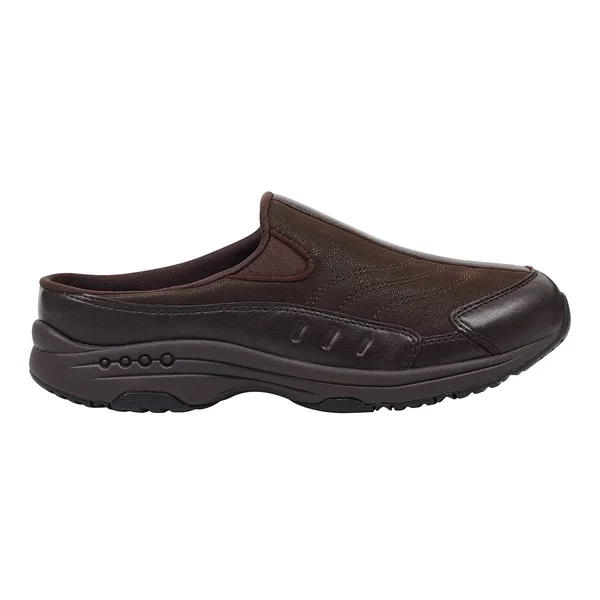 Women's Easy Spirit Traveltime Sneaker - Size 7.5 N - Brown