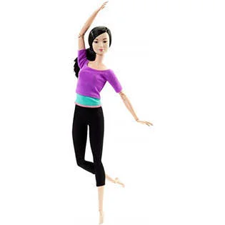 Barbie Made to Move Doll, Purple Top [Amazon Exclusive]