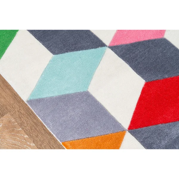Momeni Lil Mo Hipster Area Rug - Multi, 5& x 5& Round