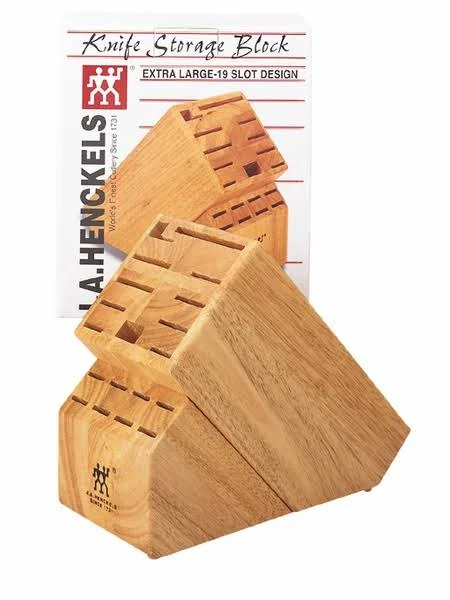 Zwilling J.A. Henckels 20-Slot Hardwood Knife Block