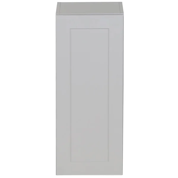 Hampton Bay Cambridge Shaker Assembled 12 in. x 30 in. x 12.5 in. Wall Cabinet in Gray