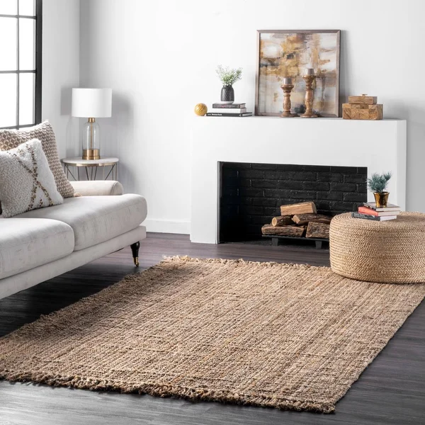 Havenside Home Caladesi Handmade Braided Natural Jute Reversible Runner - 2&6 x 8& Off-White 2& 6 x 8&
