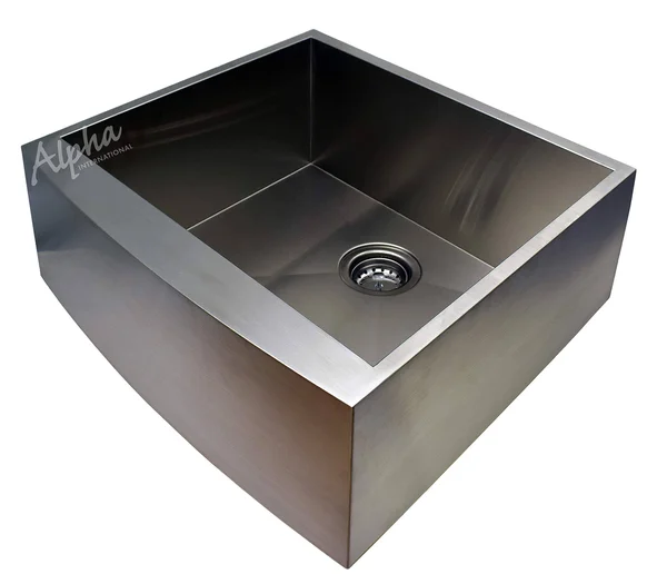 Alpha Sinks 24x22 Apron Farmhouse Single Bowl 16 Gauge Kitchen Sink