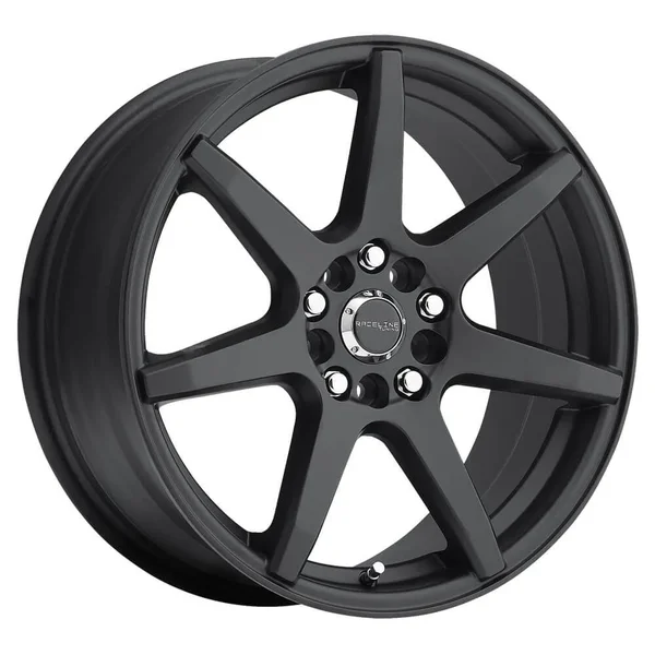 Raceline 131B Evo 17x7.5 4x100/4x108 +40mm Black Wheel Rim 17x22 inch