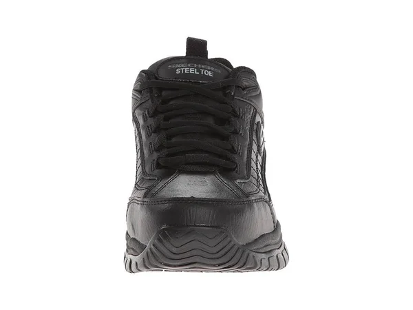 Skechers for Work Men's Soft Stride Lace Up, Black, 12 M US