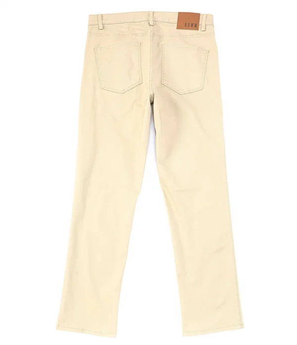 Rowm 5-Pocket Stretch Twill Pants, Mens, 32 34, Camel - Dillard&s Exclusive