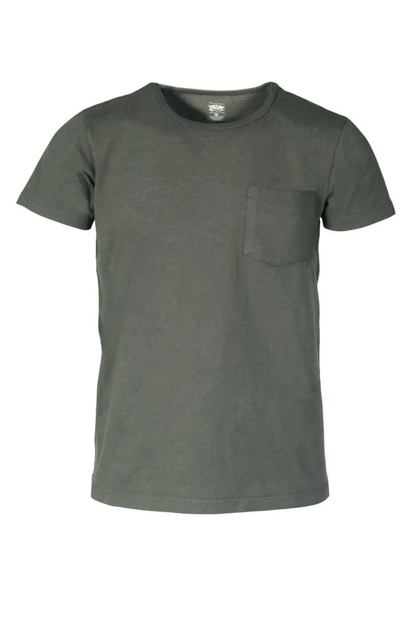 Schott NYC Tee2 Super Heavyweight Pocket Tee Men's - Olive Size 2XL