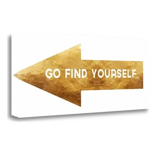 12x22 x 28x22 Go Find Yourself by Linda Woods Fine Art Giclee Print