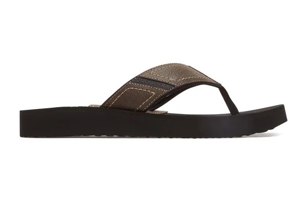 Dunham Men's Carter Flip-Flop, Size: 8, Brown Leather