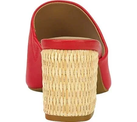 Women's Aerosoles Erie Heeled Slide - Size: 8, Red