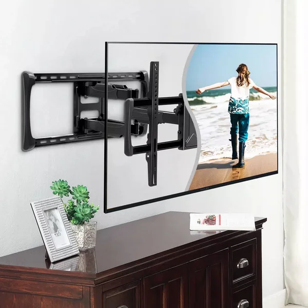 Member&s Mark Full Motion Extended TV Wall Mount with Articulating Dual Swivel Arms for 32x22-90x22 TVs