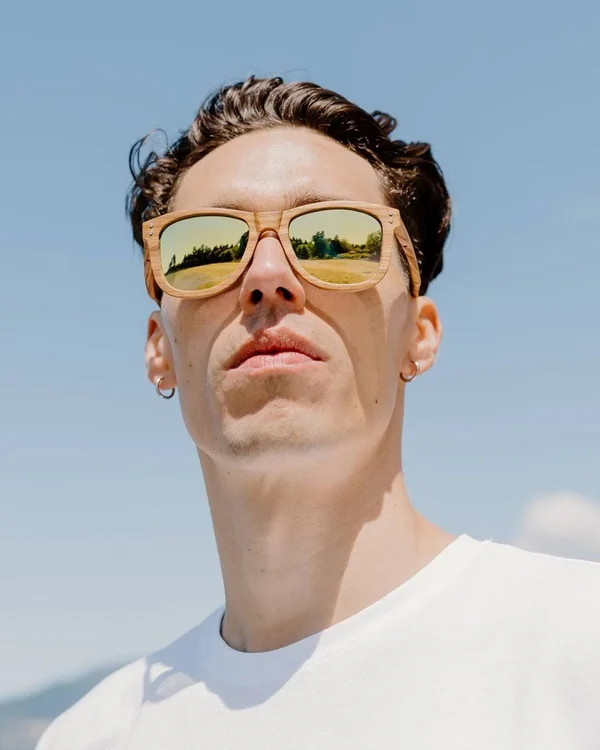 Wildwood Wooden Sunglasses for Men and Women with Polarized Lenses, Floating Sunglasses, Classic Style Frame