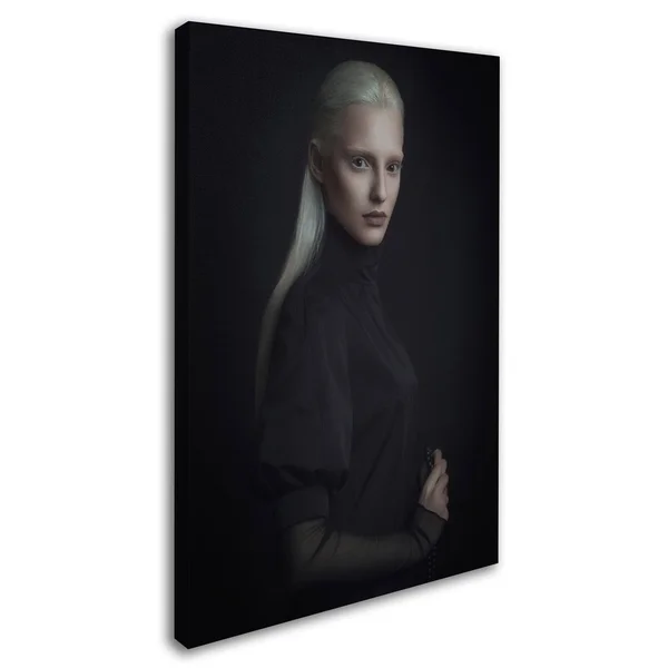 Yuri Shevchenko 'Standing Here' Canvas Art (30x47) - Trademark Fine Art