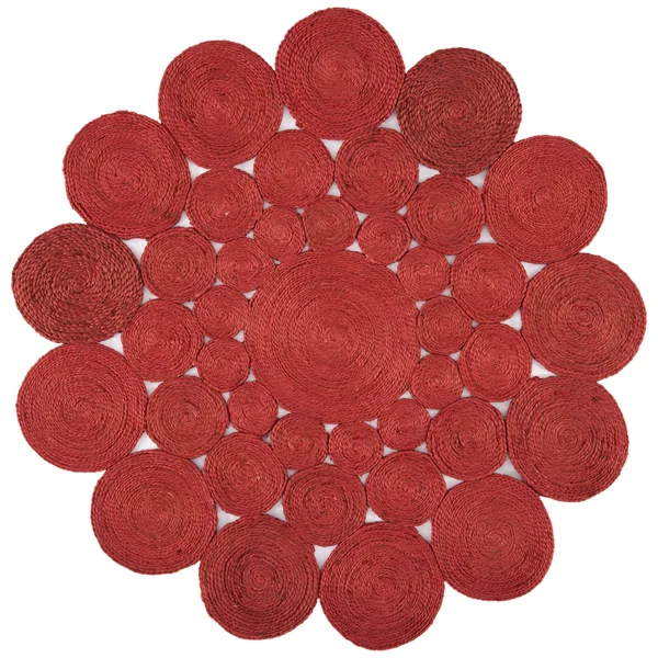 Safavieh Handmade Natural Fiber Azelia Country Jute Rug (6& x 6& Round - Black)