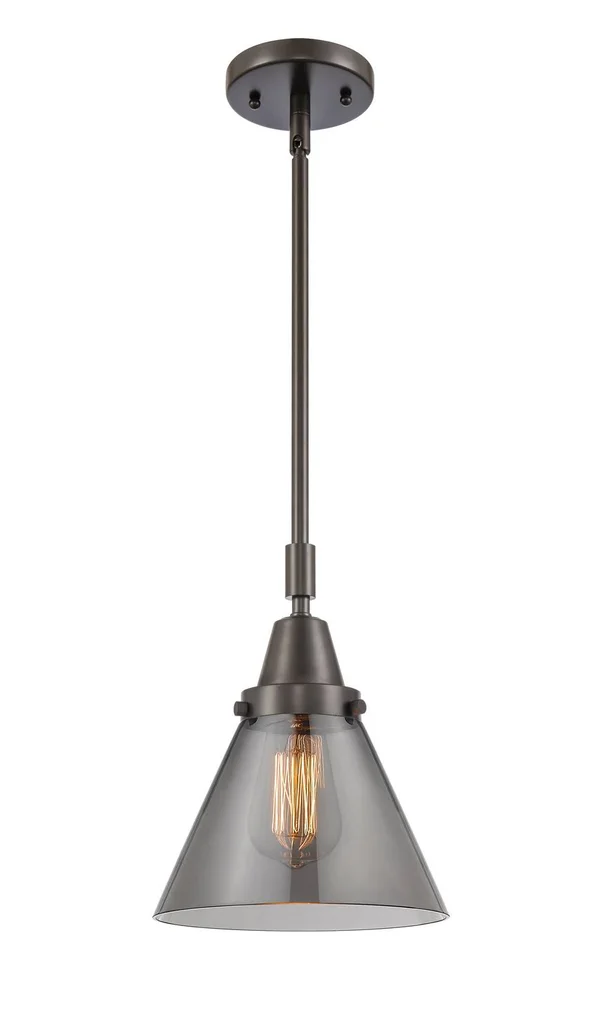 Innovations Lighting-Large Cone Mini Pendant-447-1S-OB-G43-LED