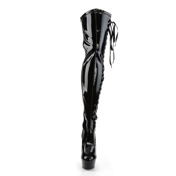 Women's Pleaser Delight 3050, Size: 14, Black