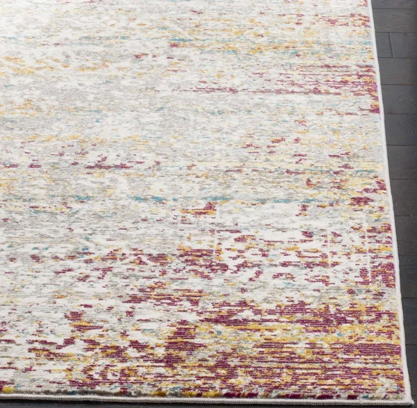 Safavieh Aria ARA156R 6&5x22 x 6&5x22 Round Red, Creme Area Rug