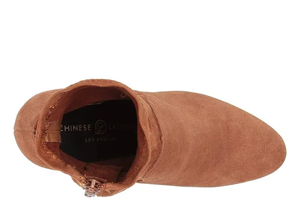Chinese Laundry Kayla Women's Boots Cognac Split Suede : 10 M
