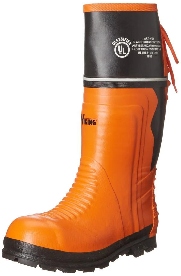 Viking vw64-1 Class 2 Chainsaw Boot - Orange, 7