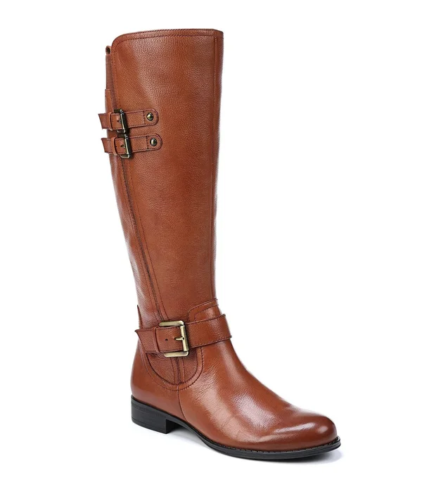 Naturalizer Women's Jessie Wide Calf Boots - Banana Bread in Size 4