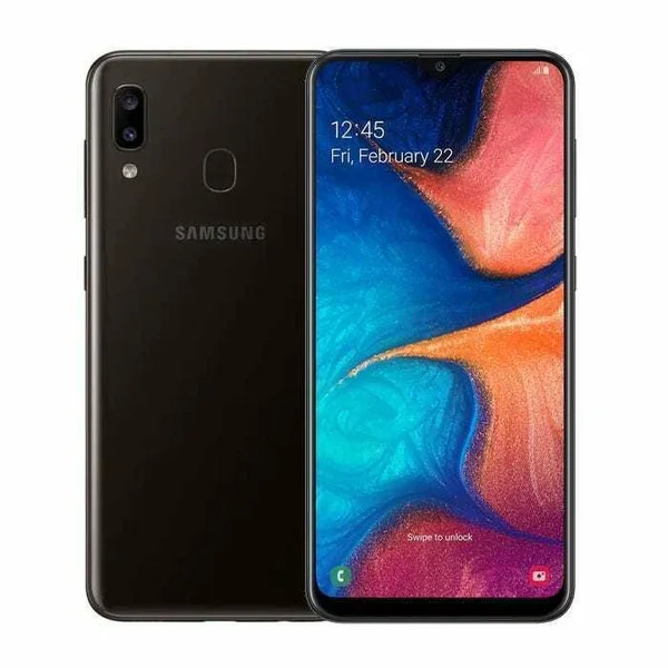 Samsung Galaxy A20 4G LTE Unlocked Cell Phone 6.4x22 Black 32GB 3GB Ram