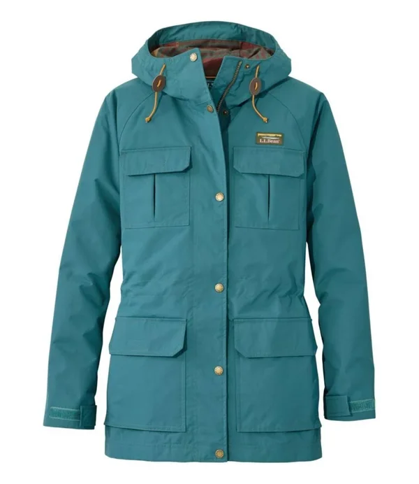 Women's Mountain Classic Water-Resistant Jacket Blue Extra Large, L.L.Bean