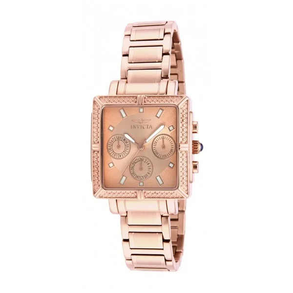 Invicta 14872 Women's Wildflower Rose Gold Dial Rose Gold Steel Bracelet Watch
