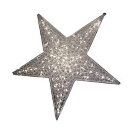 J Hofert 4735-t Light LED Star Spun Glass 24in (Case of 2), Size: One Size