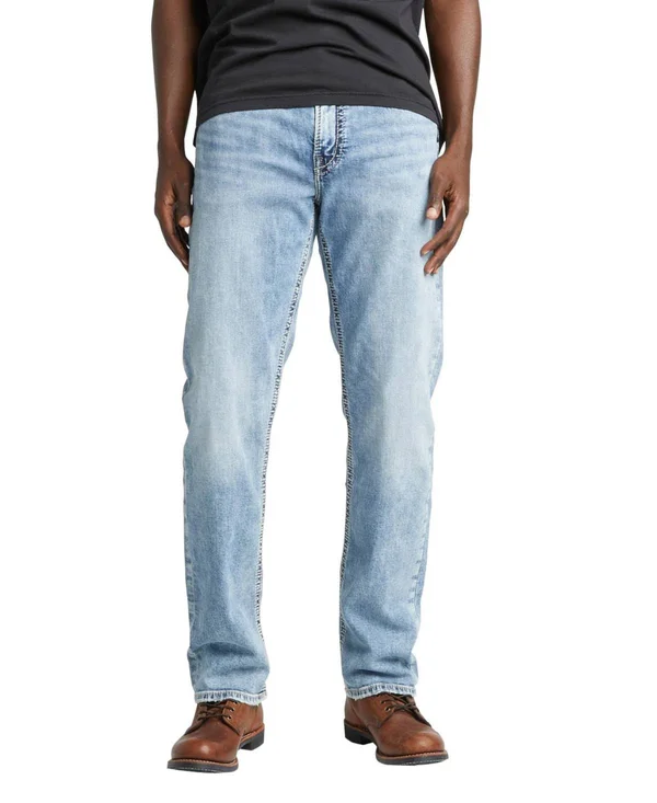 Silver Jeans Co. Men's Grayson Easy Straight Jeans - Indigo